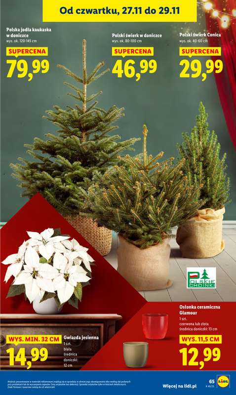 Lidl - gazetka promocyjna Oferta od czwartku od czwartku 27.11 do soboty 29.11 - strona 65