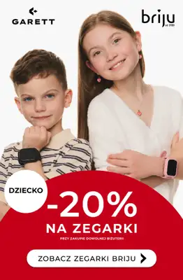 Briju - gazetka promocyjna Garett - kolekcja dziecięca od środy 03.12 do środy 31.12
