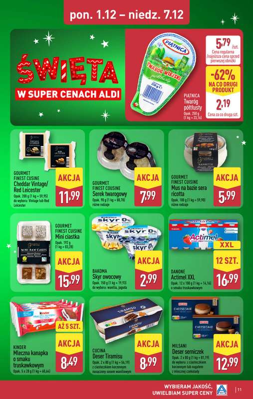 Aldi - gazetka promocyjna Pełny katalog! od poniedziałku 01.12 do niedzieli 07.12 - strona 11