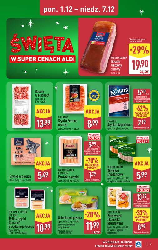 Aldi - gazetka promocyjna Pełny katalog! od poniedziałku 01.12 do niedzieli 07.12 - strona 9