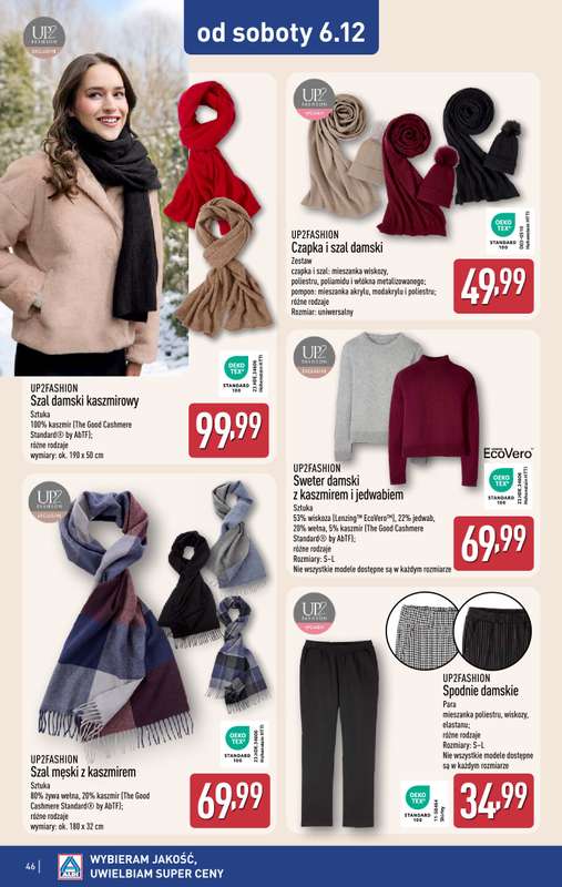 Aldi - gazetka promocyjna Pełny katalog! od poniedziałku 01.12 do niedzieli 07.12 - strona 46