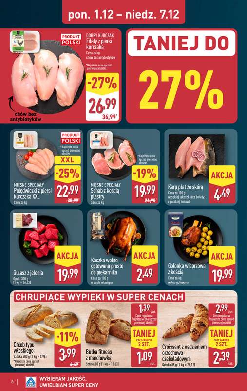 Aldi - gazetka promocyjna Pełny katalog! od poniedziałku 01.12 do niedzieli 07.12 - strona 8