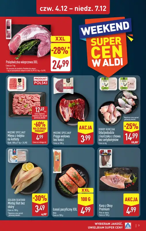 Aldi - gazetka promocyjna Weekend super cen w Aldi! od czwartku 04.12 do niedzieli 07.12 - strona 7