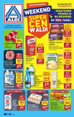 Aldi - gazetka promocyjna Weekend super cen w Aldi! od czwartku 04.12 do niedzieli 07.12