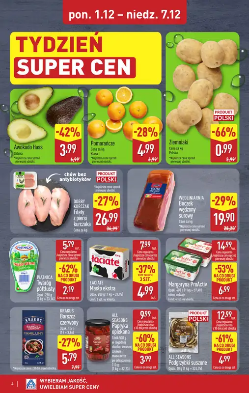 Aldi - gazetka promocyjna Weekend super cen w Aldi! od czwartku 04.12 do niedzieli 07.12 - strona 4