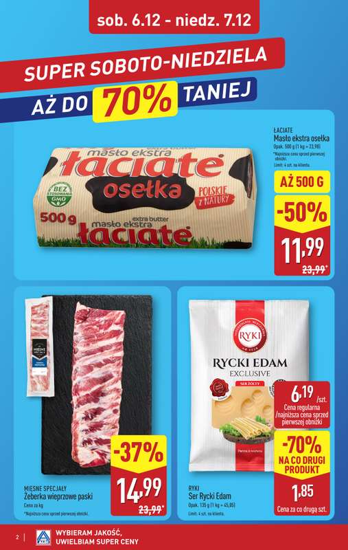Aldi - gazetka promocyjna Weekend super cen w Aldi! od czwartku 04.12 do niedzieli 07.12 - strona 2