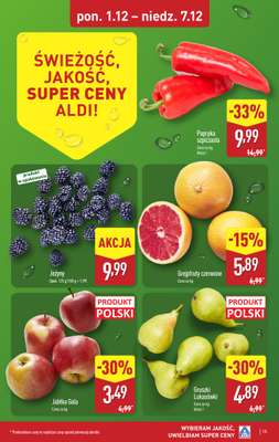Aldi - gazetka promocyjna Weekend super cen w Aldi! od czwartku 04.12 do niedzieli 07.12 - strona 15
