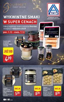 Aldi - gazetka promocyjna Wykwintne smaki w super cenach! od poniedziałku 01.12 do niedzieli 07.12