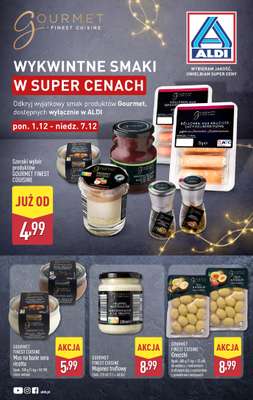 Aldi - gazetka promocyjna Wykwintne smaki w super cenach! od poniedziałku 01.12 do niedzieli 07.12