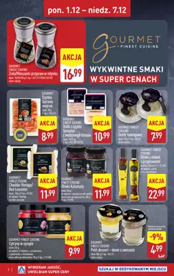 Aldi - gazetka promocyjna Wykwintne smaki w super cenach! od poniedziałku 01.12 do niedzieli 07.12 - strona 2