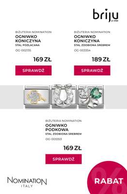 Briju - gazetka promocyjna Kolekcja biżuterii Nomination od piątku 05.12 do środy 31.12 - strona 9