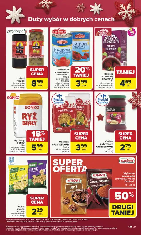 Carrefour - gazetka promocyjna Gazetka Carrefour od poniedziałku od poniedziałku 01.12 do niedzieli 07.12 - strona 31