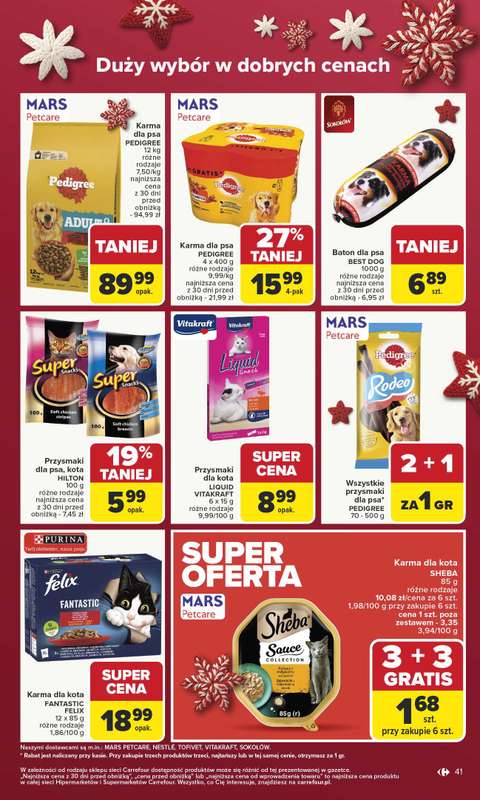 Carrefour - gazetka promocyjna Gazetka Carrefour od poniedziałku od poniedziałku 01.12 do niedzieli 07.12 - strona 45