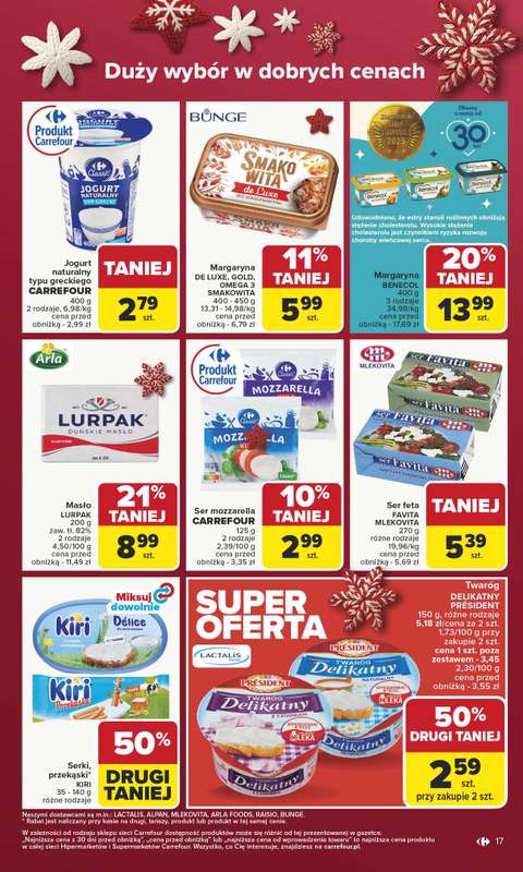 Carrefour - gazetka promocyjna Gazetka Carrefour od poniedziałku od poniedziałku 01.12 do niedzieli 07.12 - strona 21