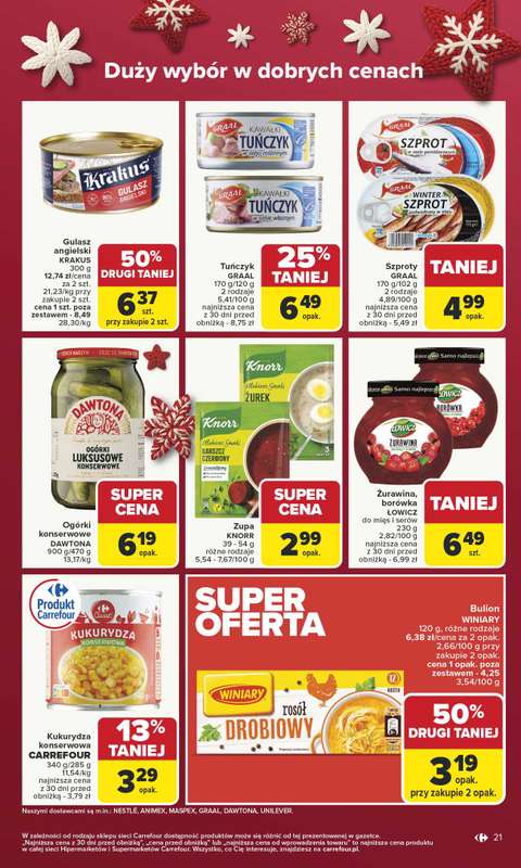 Carrefour - gazetka promocyjna Gazetka Carrefour od poniedziałku od poniedziałku 01.12 do niedzieli 07.12 - strona 25