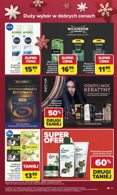 Carrefour - gazetka promocyjna Gazetka Carrefour od poniedziałku od poniedziałku 01.12 do niedzieli 07.12 - strona 47