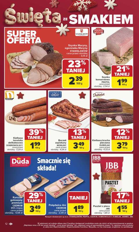 Carrefour - gazetka promocyjna Gazetka Carrefour od poniedziałku od poniedziałku 01.12 do niedzieli 07.12 - strona 16