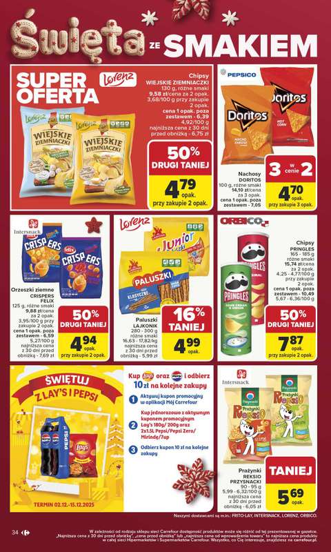 Carrefour - gazetka promocyjna Gazetka Carrefour od poniedziałku od poniedziałku 01.12 do niedzieli 07.12 - strona 38