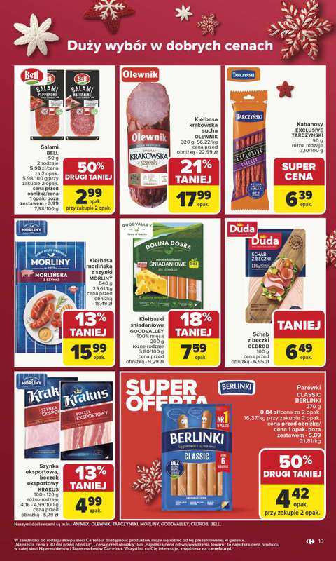 Carrefour - gazetka promocyjna Gazetka Carrefour od poniedziałku od poniedziałku 01.12 do niedzieli 07.12 - strona 17