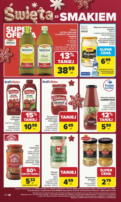 Carrefour Market - gazetka promocyjna Gazetka Carrefour Market od poniedziałku od poniedziałku 01.12 do niedzieli 07.12 - strona 30