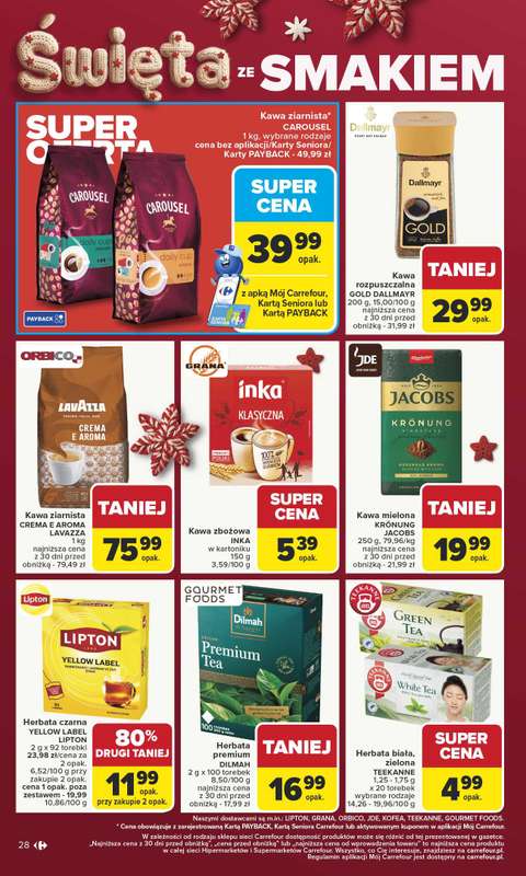 Carrefour Market - gazetka promocyjna Gazetka Carrefour Market od poniedziałku  do niedzieli 07.12 - strona 32