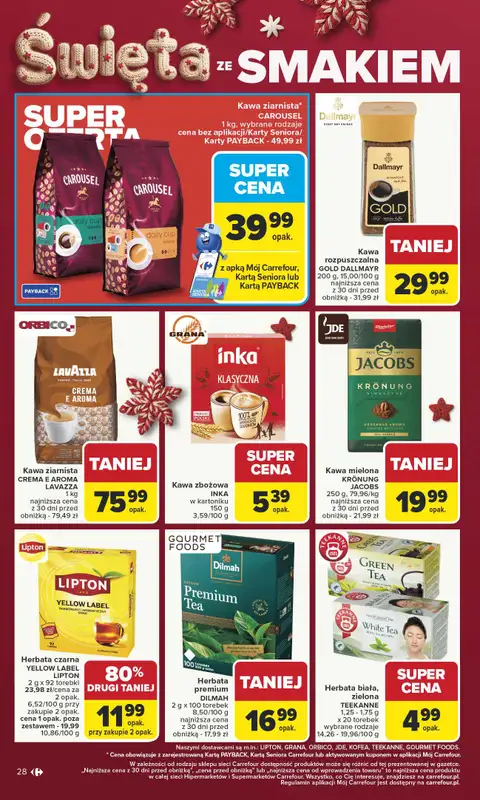 Carrefour Market - gazetka promocyjna Gazetka Carrefour Market od poniedziałku od poniedziałku 01.12 do niedzieli 07.12 - strona 32