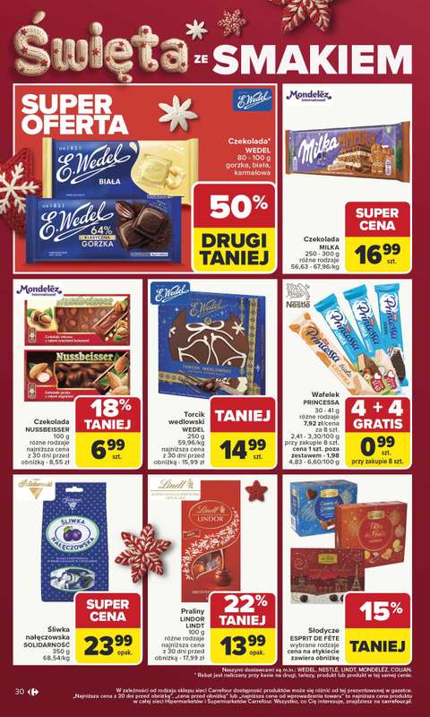 Carrefour Market - gazetka promocyjna Gazetka Carrefour Market od poniedziałku  do niedzieli 07.12 - strona 34