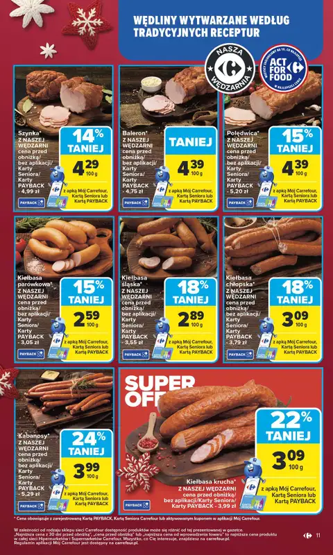 Carrefour Market - gazetka promocyjna Gazetka Carrefour Market od poniedziałku od poniedziałku 01.12 do niedzieli 07.12 - strona 15