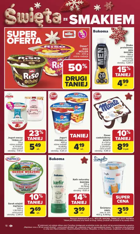 Carrefour Market - gazetka promocyjna Gazetka Carrefour Market od poniedziałku od poniedziałku 01.12 do niedzieli 07.12 - strona 22