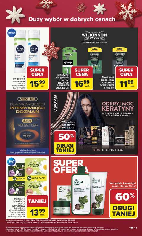 Carrefour Market - gazetka promocyjna Gazetka Carrefour Market od poniedziałku  do niedzieli 07.12 - strona 47