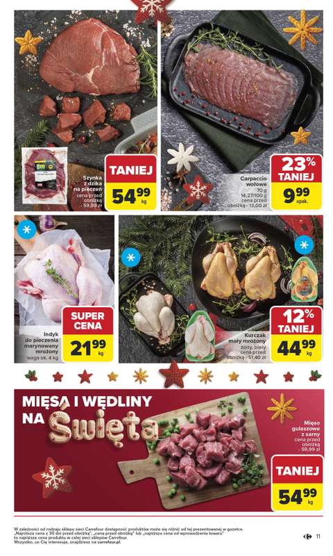 Carrefour - gazetka promocyjna Gazetka Święta ze smakiem od poniedziałku 01.12 do wtorku 23.12 - strona 11