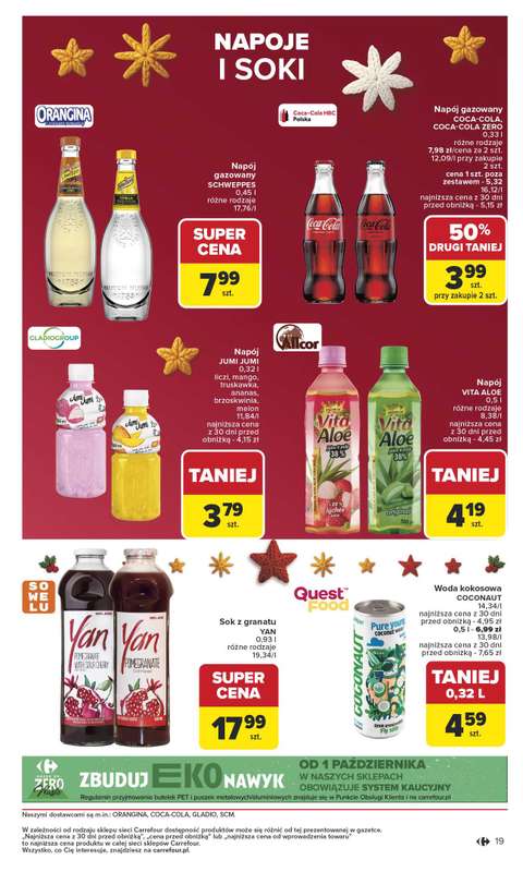 Carrefour - gazetka promocyjna Gazetka Święta ze smakiem od poniedziałku 01.12 do wtorku 23.12 - strona 19
