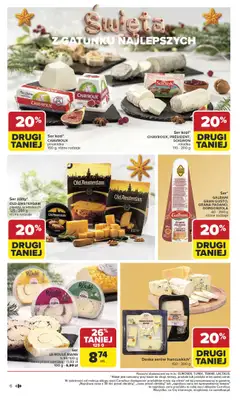 Carrefour - gazetka promocyjna Gazetka Święta ze smakiem od poniedziałku 01.12 do wtorku 23.12 - strona 6