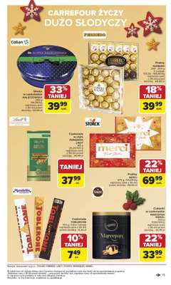 Carrefour - gazetka promocyjna Gazetka Święta ze smakiem od poniedziałku 01.12 do wtorku 23.12 - strona 15
