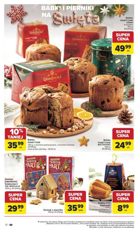 Carrefour - gazetka promocyjna Gazetka Święta ze smakiem od poniedziałku 01.12 do wtorku 23.12 - strona 12