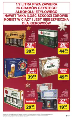 Carrefour - gazetka promocyjna Gazetka Święta ze smakiem od poniedziałku 01.12 do wtorku 23.12 - strona 21