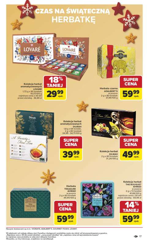 Carrefour - gazetka promocyjna Gazetka Święta ze smakiem od poniedziałku 01.12 do wtorku 23.12 - strona 17