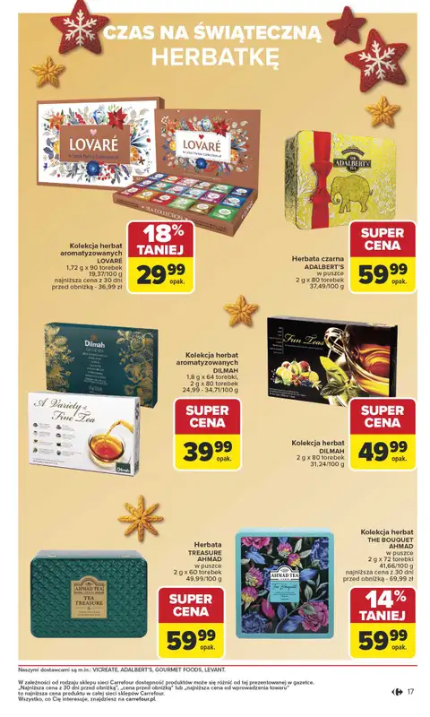 Carrefour - gazetka promocyjna Gazetka Święta ze smakiem od poniedziałku 01.12 do wtorku 23.12 - strona 17
