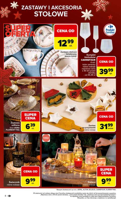 Carrefour - gazetka promocyjna Gazetka Święta spełnionych marzeń cz.2 od poniedziałku 01.12 do wtorku 23.12 - strona 8