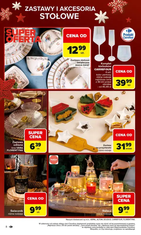 Carrefour - gazetka promocyjna Gazetka Święta spełnionych marzeń cz.2 od poniedziałku 01.12 do wtorku 23.12 - strona 8