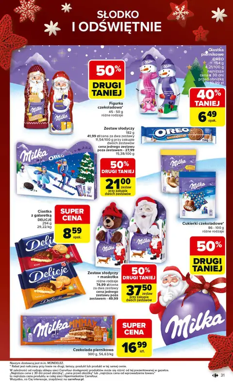 Carrefour - gazetka promocyjna Gazetka Święta spełnionych marzeń cz.2 od poniedziałku 01.12 do wtorku 23.12 - strona 31