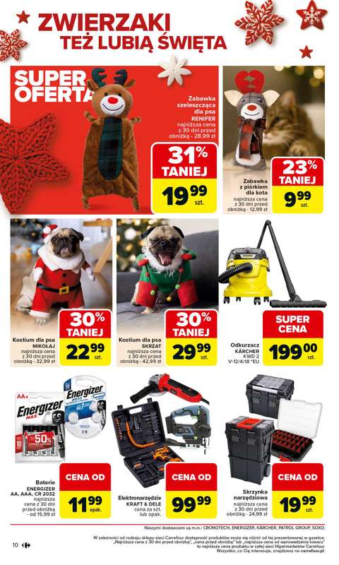Carrefour - gazetka promocyjna Gazetka Święta spełnionych marzeń cz.2 od poniedziałku 01.12 do wtorku 23.12 - strona 10