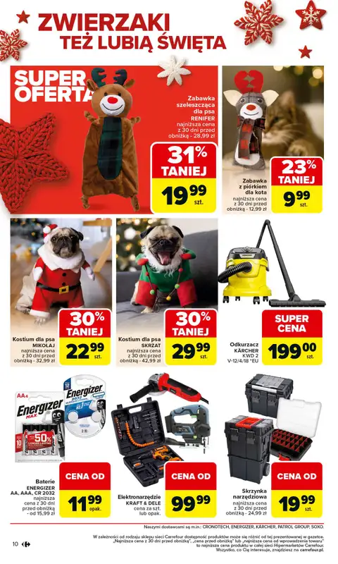Carrefour - gazetka promocyjna Gazetka Święta spełnionych marzeń cz.2 od poniedziałku 01.12 do wtorku 23.12 - strona 10