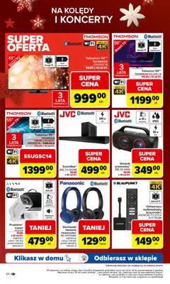 Carrefour - gazetka promocyjna Gazetka Święta spełnionych marzeń cz.2 od poniedziałku 01.12 do wtorku 23.12 - strona 20