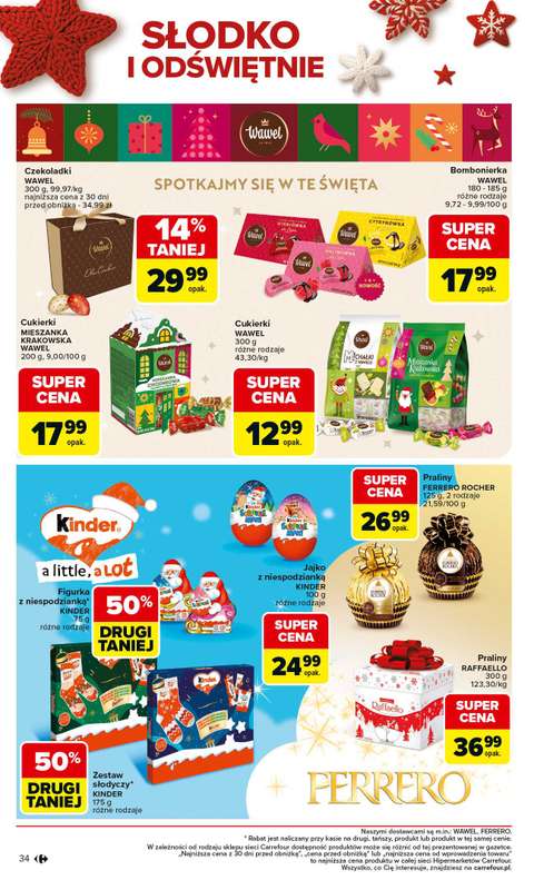 Carrefour - gazetka promocyjna Gazetka Święta spełnionych marzeń cz.2 od poniedziałku 01.12 do wtorku 23.12 - strona 34