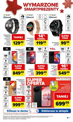 Carrefour - gazetka promocyjna Gazetka Święta spełnionych marzeń cz.2 od poniedziałku 01.12 do wtorku 23.12 - strona 21