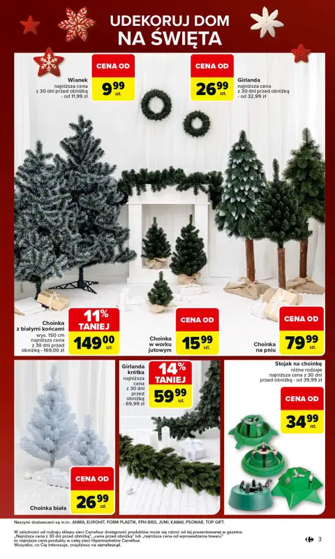 Carrefour - gazetka promocyjna Gazetka Święta spełnionych marzeń cz.2 od poniedziałku 01.12 do wtorku 23.12 - strona 3