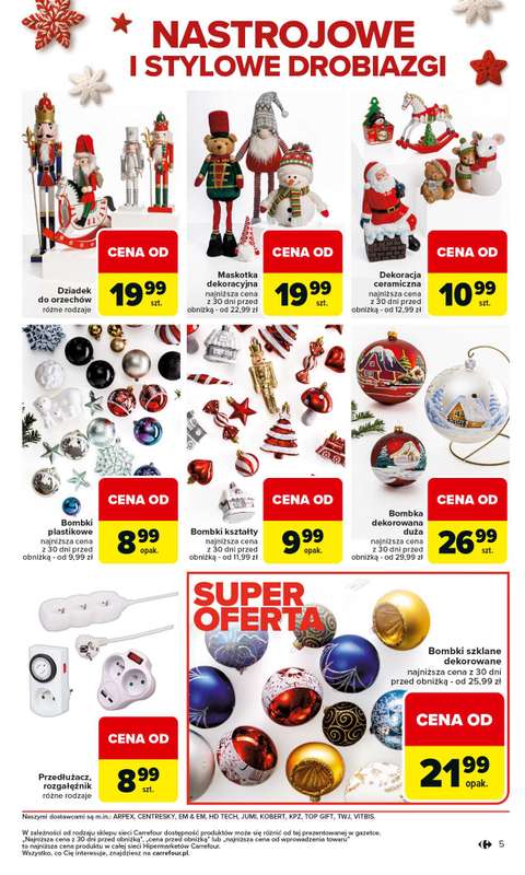 Carrefour - gazetka promocyjna Gazetka Święta spełnionych marzeń cz.2 od poniedziałku 01.12 do wtorku 23.12 - strona 5