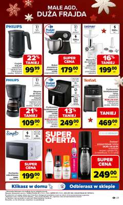 Carrefour - gazetka promocyjna Gazetka Święta spełnionych marzeń cz.2 od poniedziałku 01.12 do wtorku 23.12 - strona 23