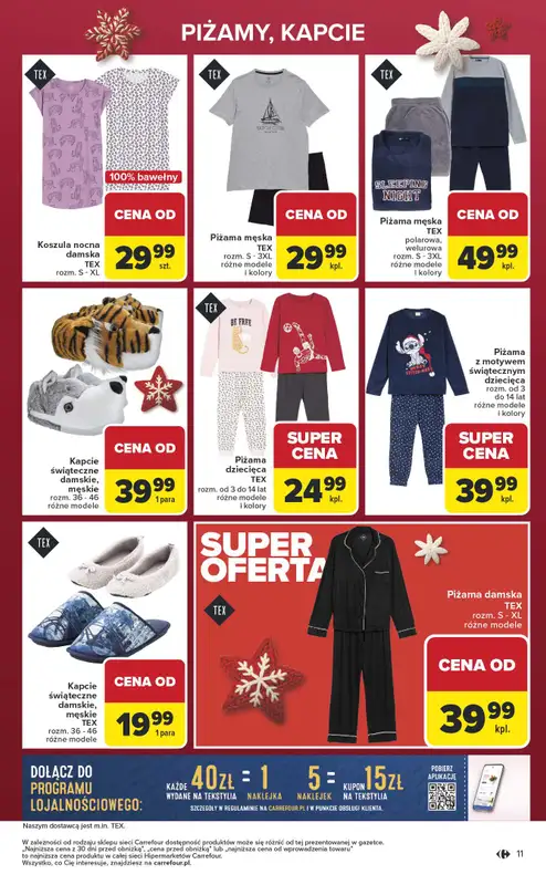 Carrefour - gazetka promocyjna Gazetka Łap super okazje od poniedziałku od poniedziałku 01.12 do niedzieli 14.12 - strona 11